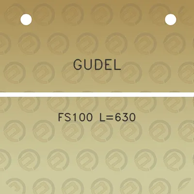 gudel-fs100-l630