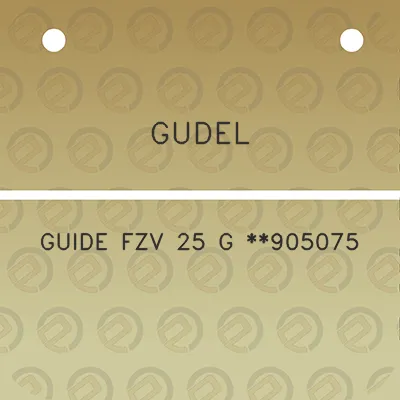 gudel-guide-fzv-25-g-905075