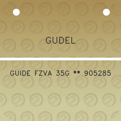 gudel-guide-fzva-35g-905285