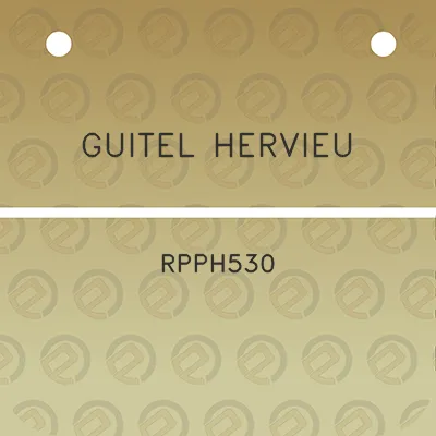 guitel-hervieu-rpph530