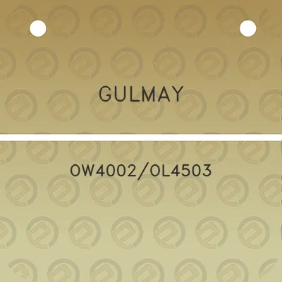 gulmay-ow4002ol4503