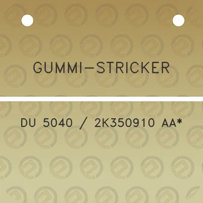 gummi-stricker-du-5040-2k350910-aa