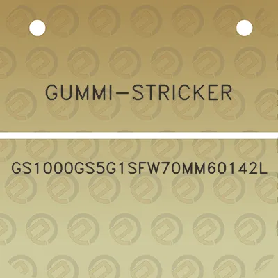 gummi-stricker-gs1000gs5g1sfw70mm60142l