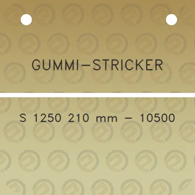 gummi-stricker-s-1250-210-mm-10500