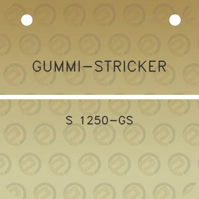 gummi-stricker-s-1250-gs