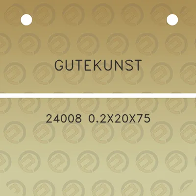 gutekunst-24008-02x20x75