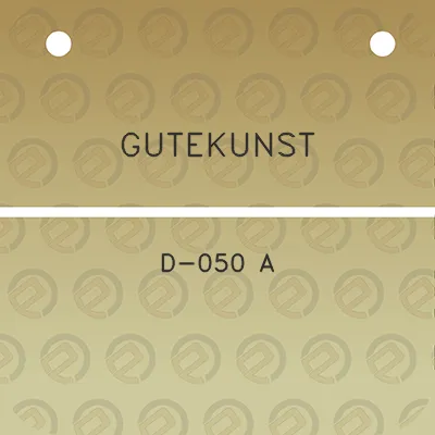 gutekunst-d-050-a