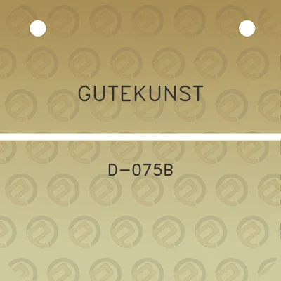 gutekunst-d-075b