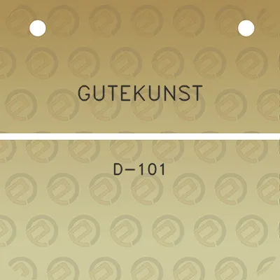 gutekunst-d-101