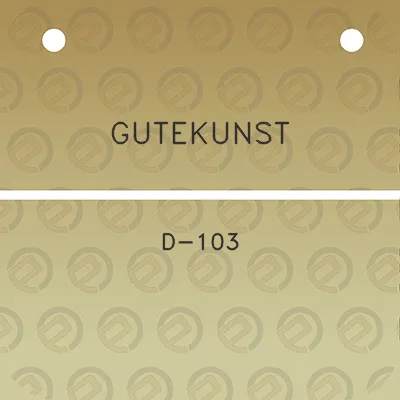 gutekunst-d-103