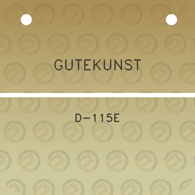 gutekunst-d-115e