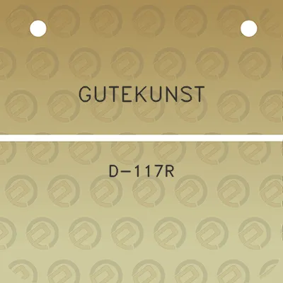 gutekunst-d-117r