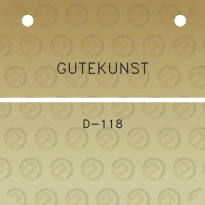 gutekunst-d-118