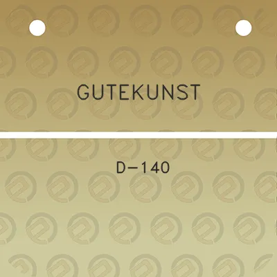 gutekunst-d-140