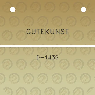 gutekunst-d-143s