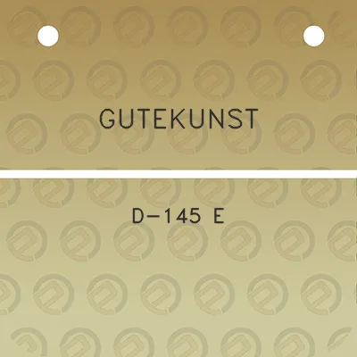 gutekunst-d-145-e