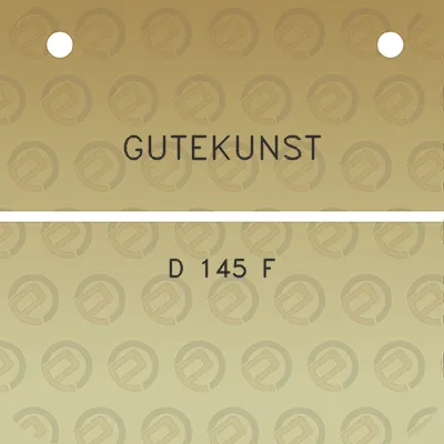 gutekunst-d-145-f