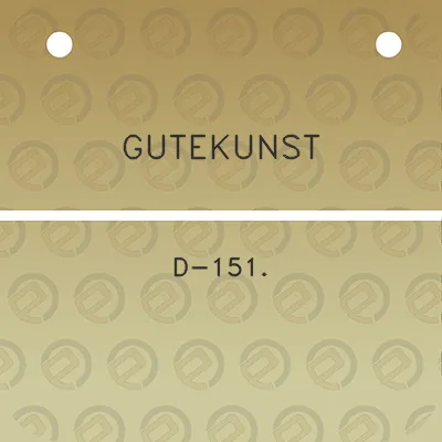 gutekunst-d-151