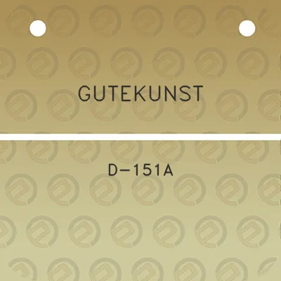 gutekunst-d-151a