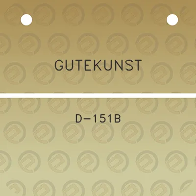 gutekunst-d-151b