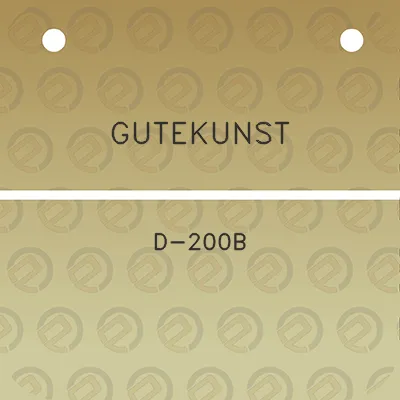 gutekunst-d-200b