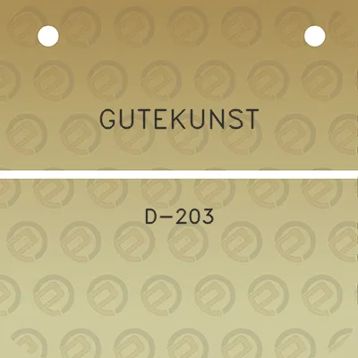 gutekunst-d-203