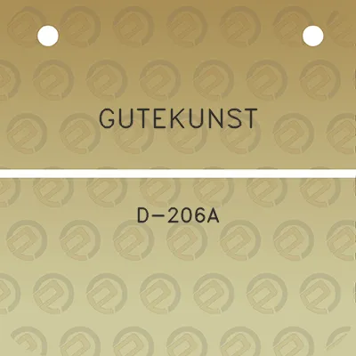 gutekunst-d-206a