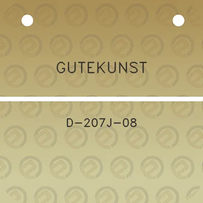 gutekunst-d-207j-08