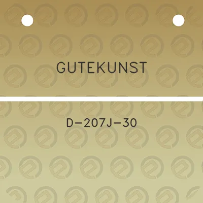 gutekunst-d-207j-30