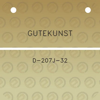 gutekunst-d-207j-32