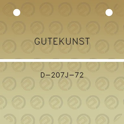 gutekunst-d-207j-72