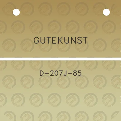 gutekunst-d-207j-85