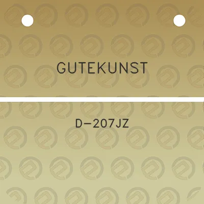 gutekunst-d-207jz