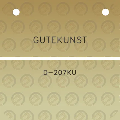 gutekunst-d-207ku