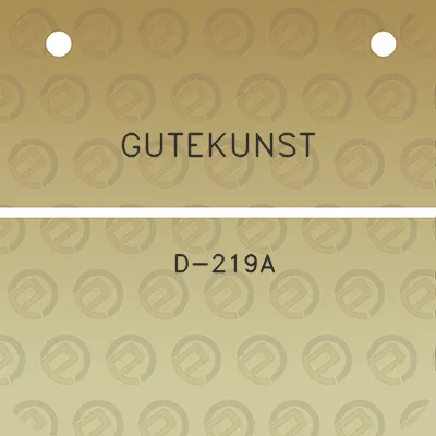 gutekunst-d-219a