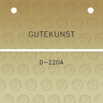 gutekunst-d-220a