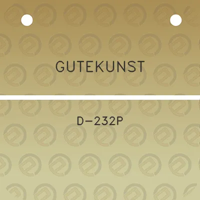 gutekunst-d-232p