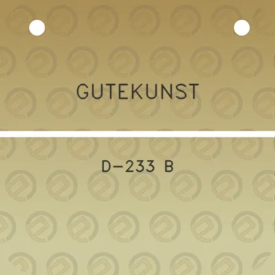 gutekunst-d-233-b