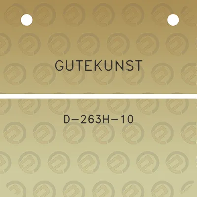 gutekunst-d-263h-10