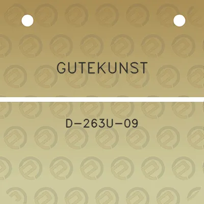 gutekunst-d-263u-09