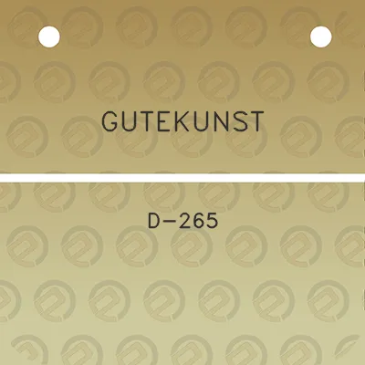 gutekunst-d-265