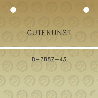 gutekunst-d-288z-43