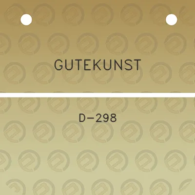 gutekunst-d-298