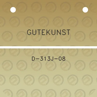 gutekunst-d-313j-08