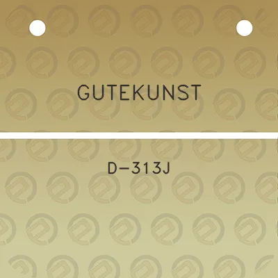 gutekunst-d-313j