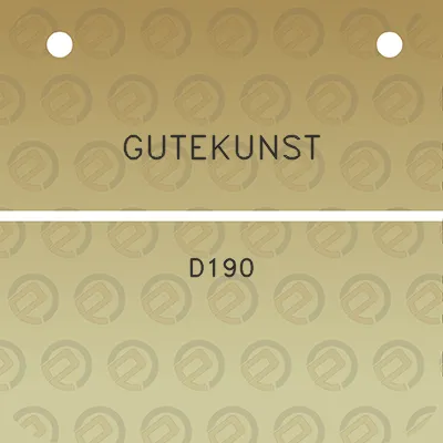 gutekunst-d190