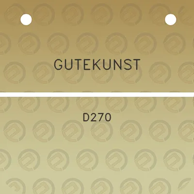 gutekunst-d270