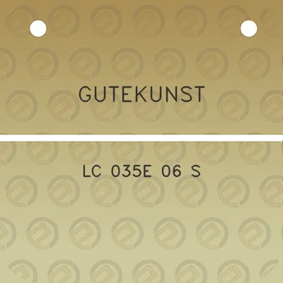 gutekunst-lc-035e-06-s