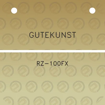 gutekunst-rz-100fx