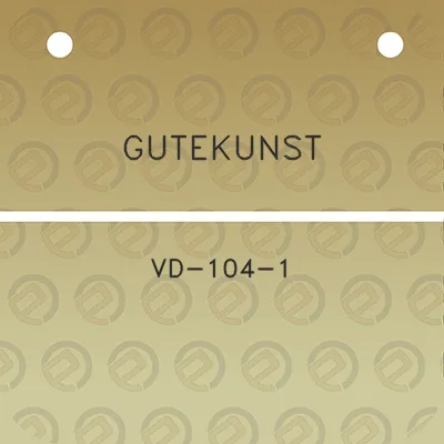 gutekunst-vd-104-1